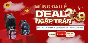 2/9 – MIX & MATCH: Đại tiệc SALE BALO BOM, Phụ kiện giảm nửa giá!
