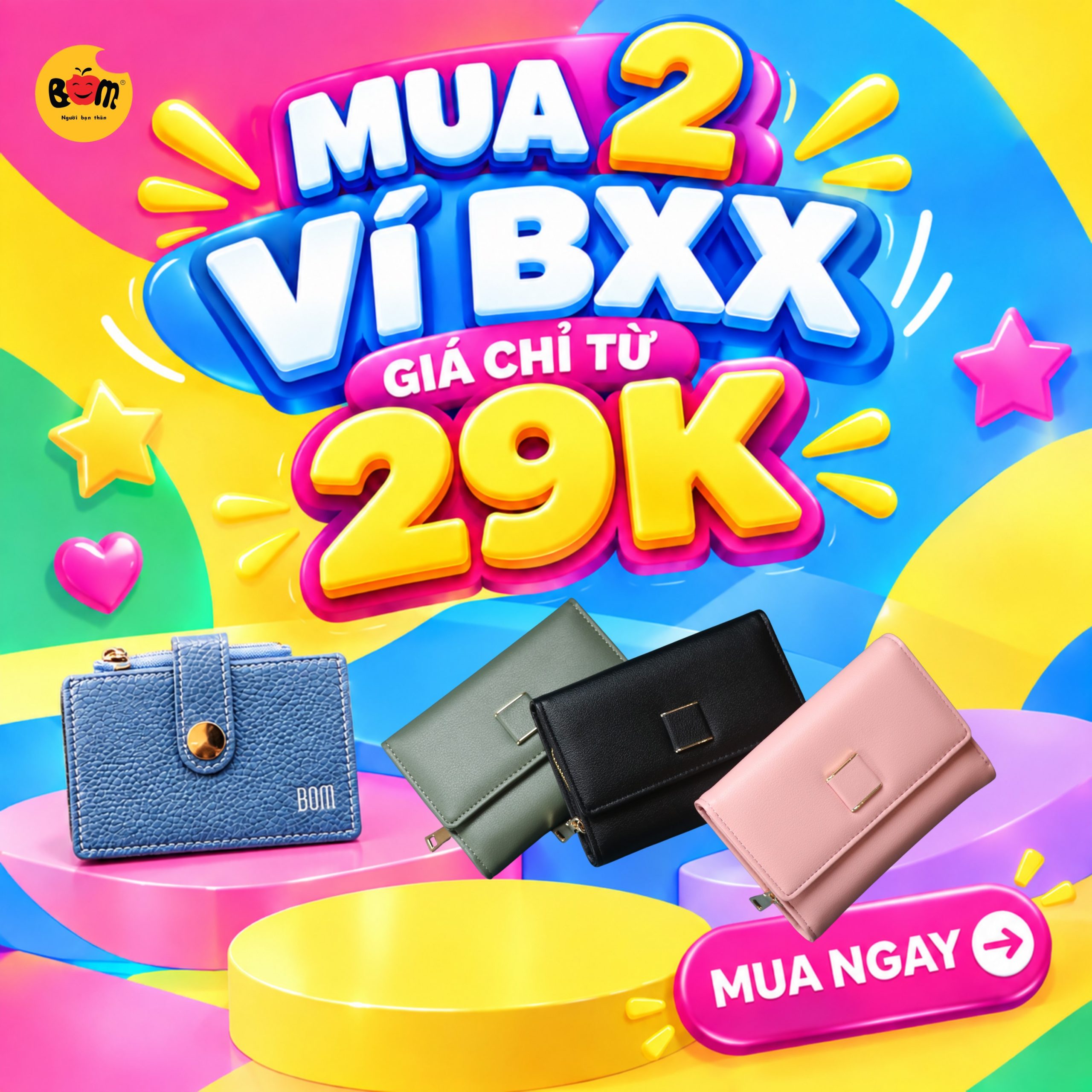 Ví BXX Mua 2 Sale 29k